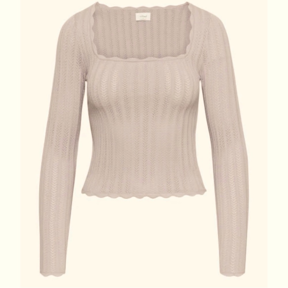 Wilfred Morado Gray Knit Sweater